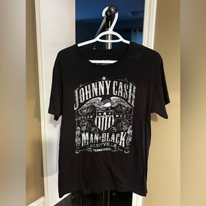Johnny Cash Black Graphic Tee